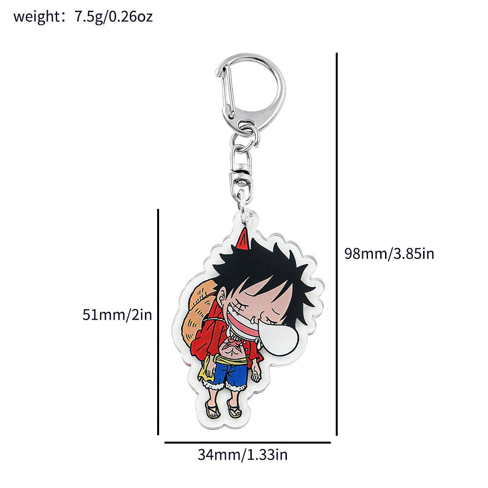 Zoro, Chopper & Luffy Keychain