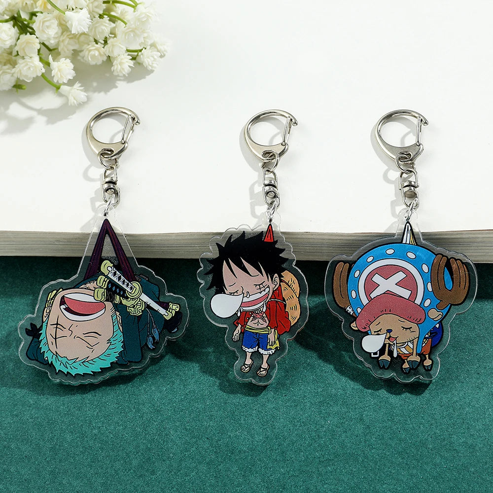 Zoro, Chopper & Luffy Keychain