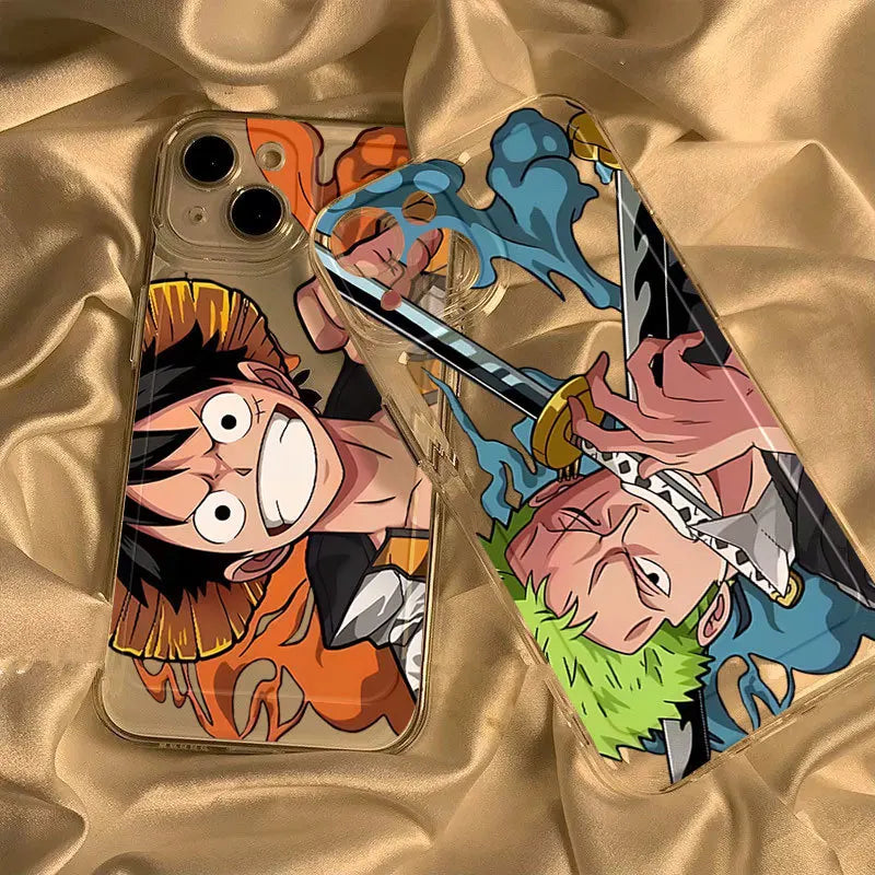 Luffy and Zoro Dynamic Duo Phone Cases