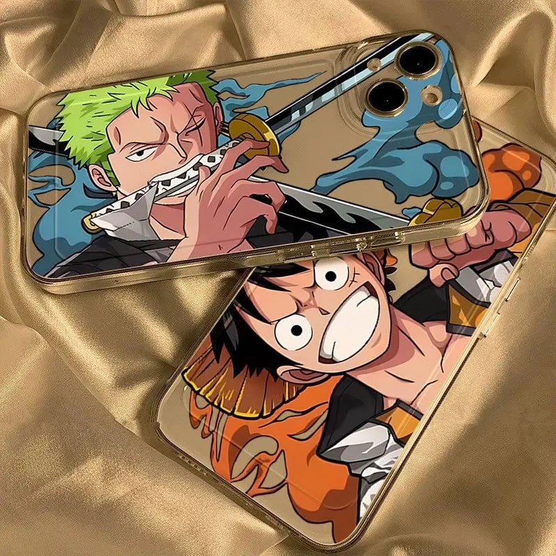 Luffy and Zoro Dynamic Duo Phone Cases