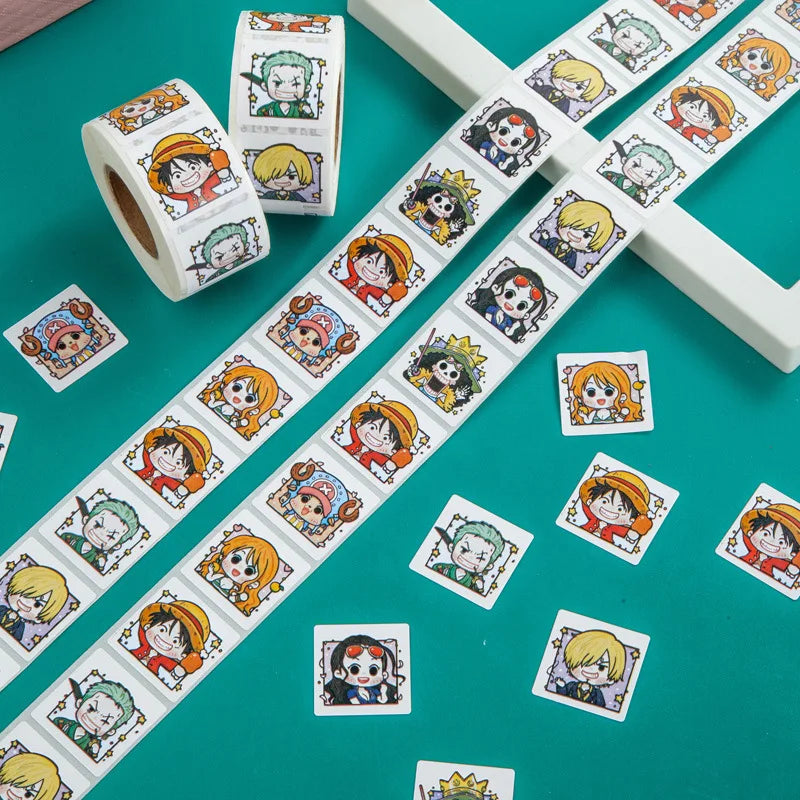 Chibi Roll Stickers 500 Pcs/Roll