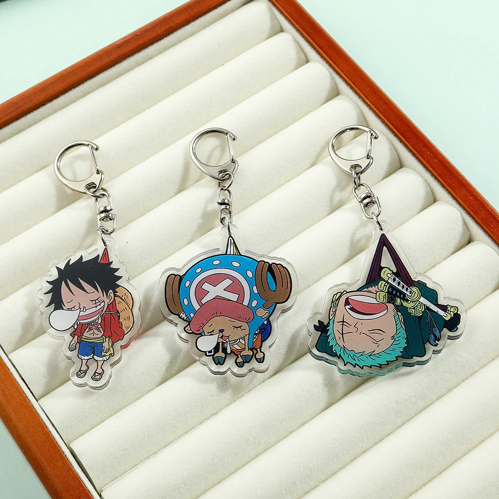 Zoro, Chopper & Luffy Keychain