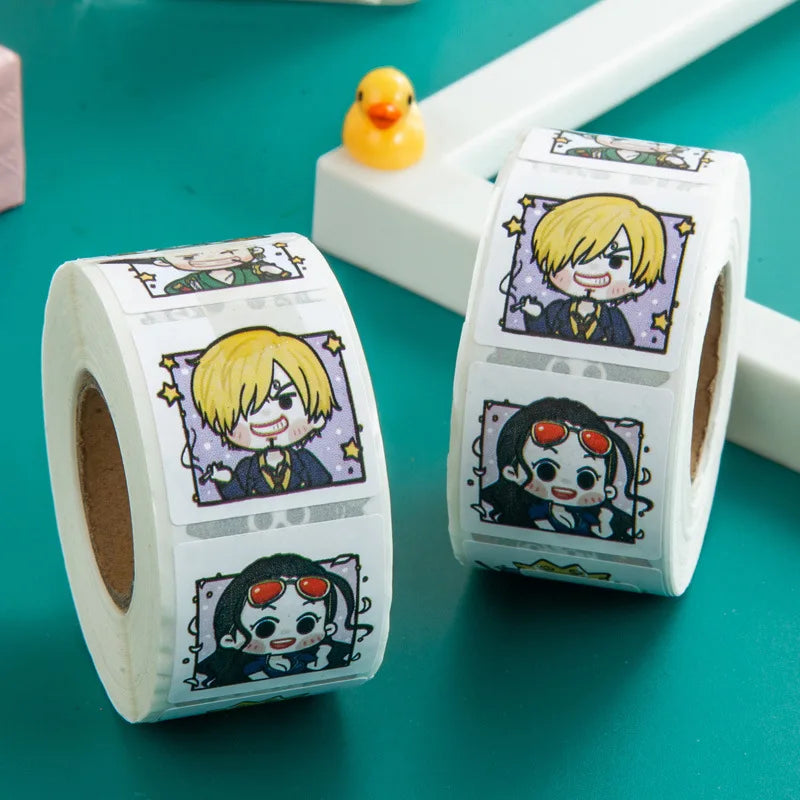 Chibi Roll Stickers 500 Pcs/Roll