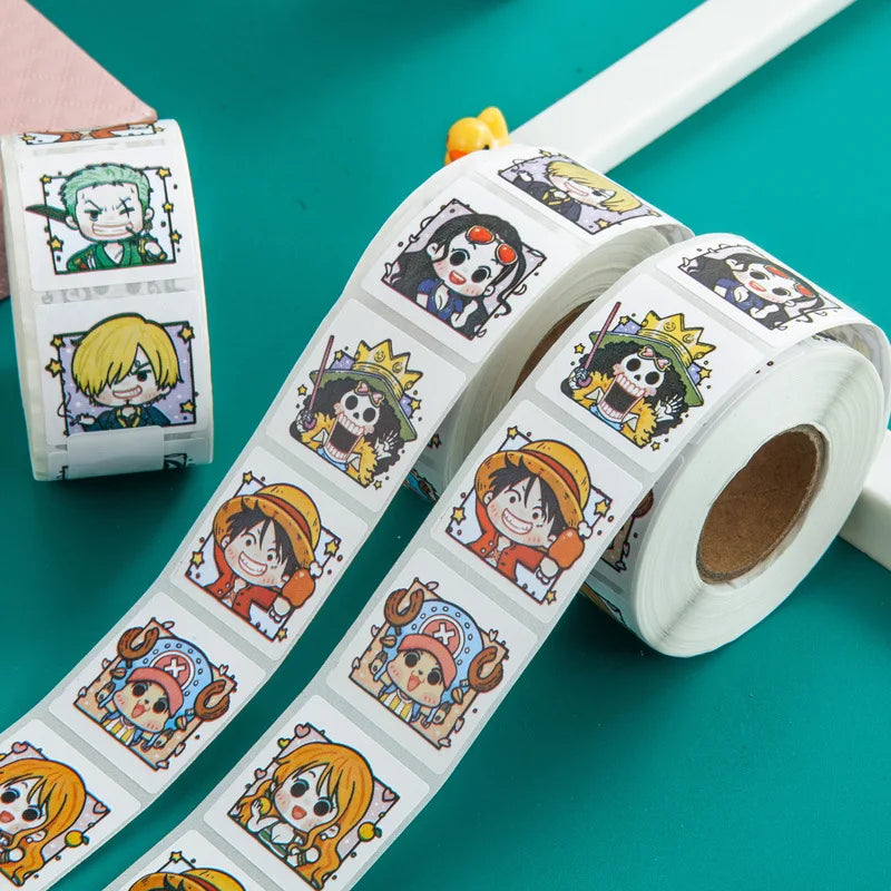 Chibi Roll Stickers 500 Pcs/Roll