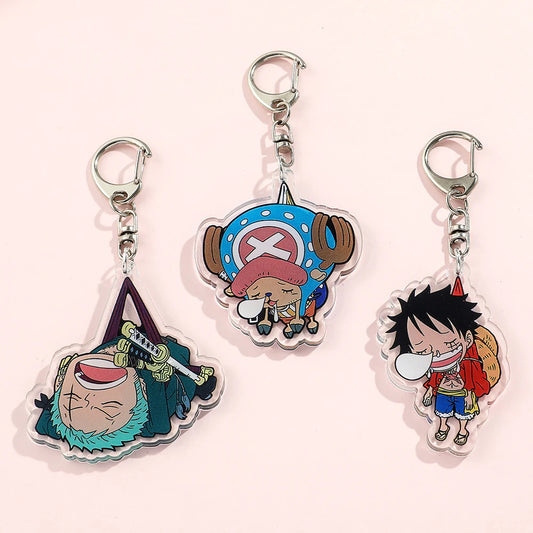 Zoro, Chopper & Luffy Keychain