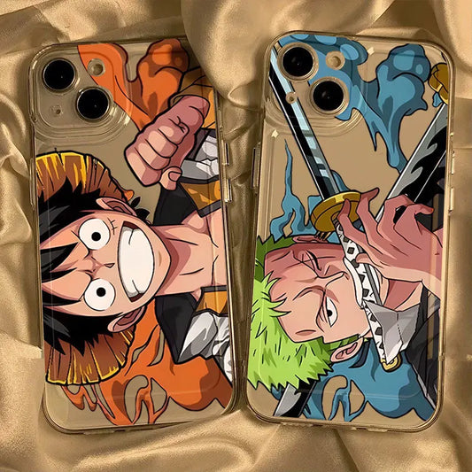 Luffy and Zoro Dynamic Duo Phone Cases